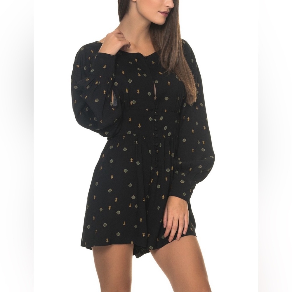 Free People Love Grows Geometric Playsuit - Picture 5 of 10